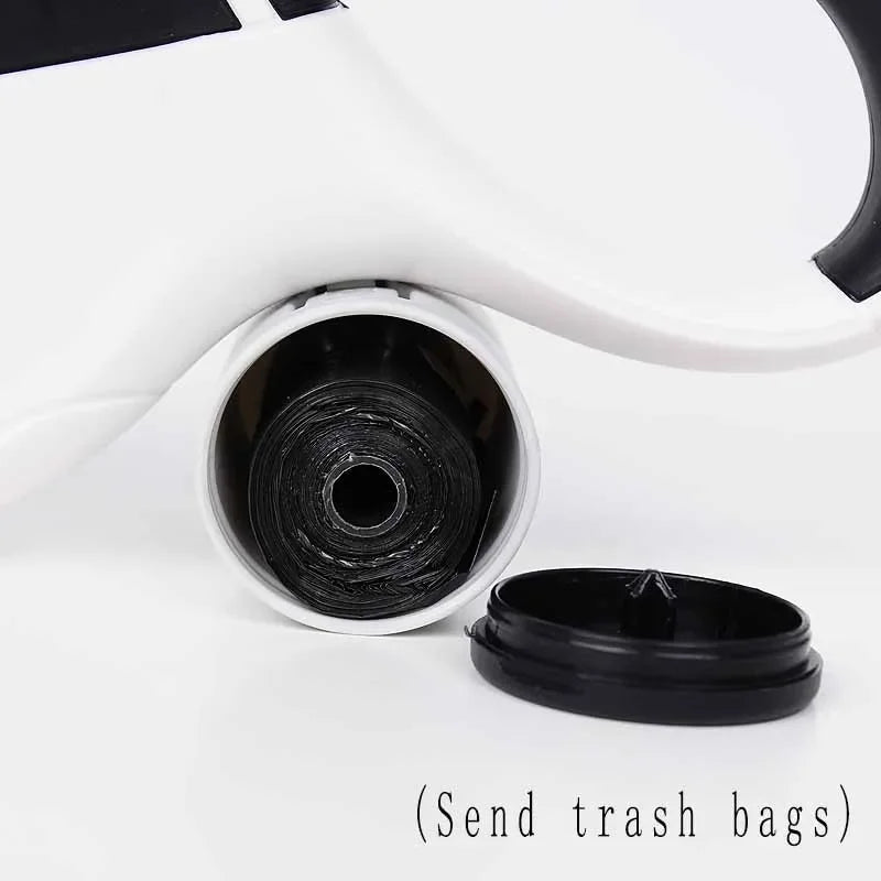 Retractable Dog & Cat Leash with Poop Bag Dispenser