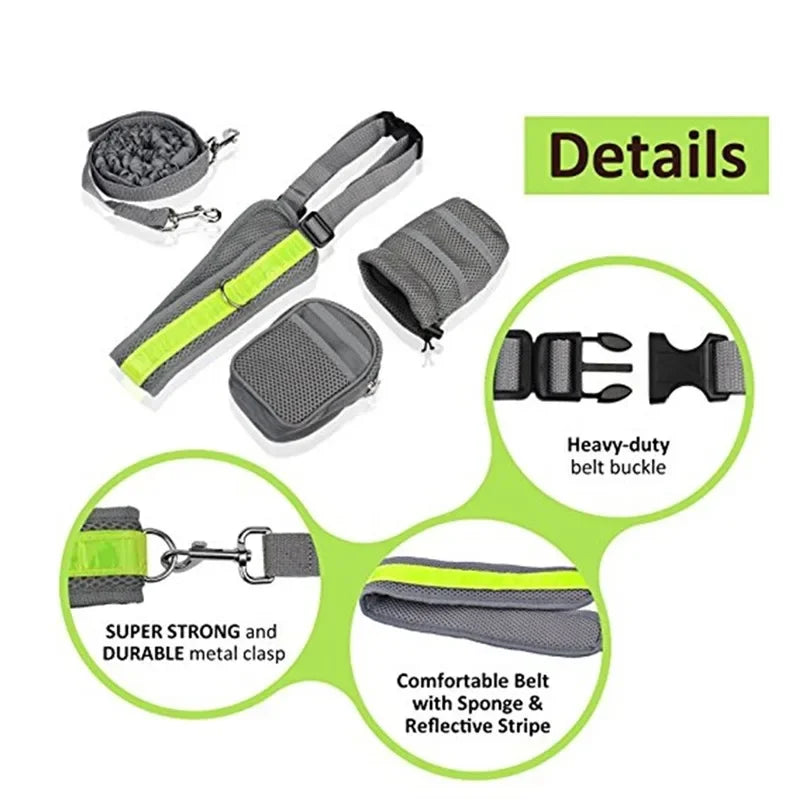 Reflective Pet Harness & Leash Set for Dogs & Cats