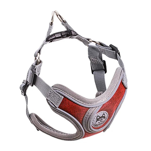 Reflective Dog Harness Vest with Leash & Collar for Small Dogs