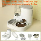 Automatic Cat & Dog Feeder with Water Dispenser