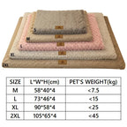 Fluffy Dog & Cat Bed – Large Sofa-Style Cushion for Pets