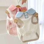 Summer Breathable Dog Polo Shirt for Small Dogs & Cats