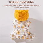 Winter Jacket for Hairless Cats with Built-In Buckle