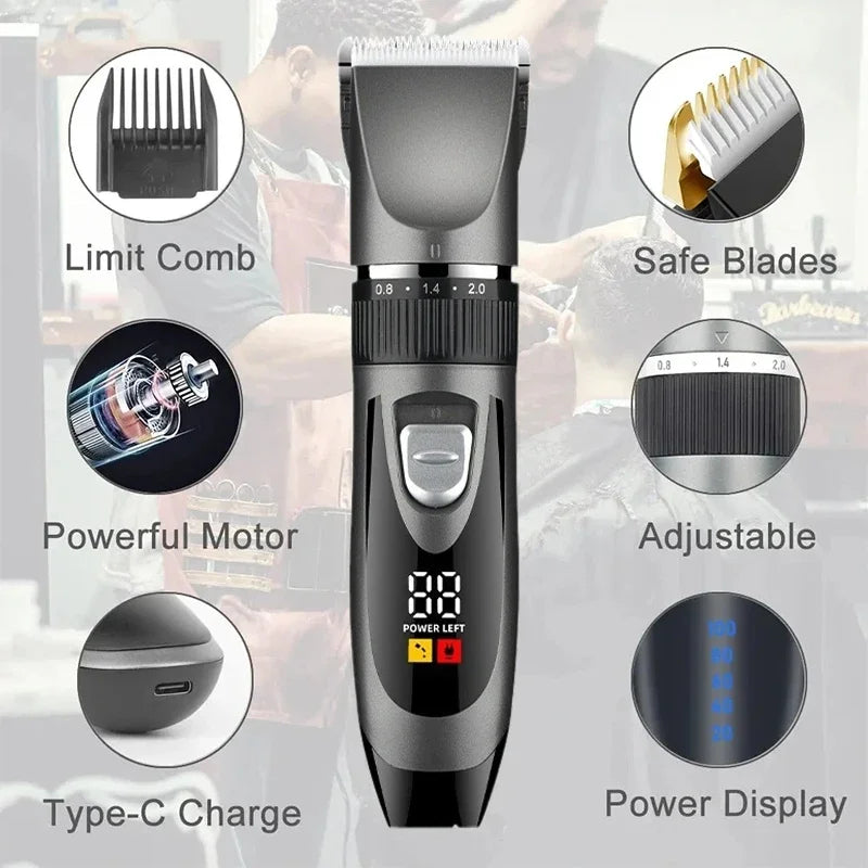 Dog & Pet Hair Clippers – Grooming Trimmer for Dogs, Cats & Rabbits