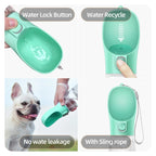 Portable Dog & Cat Water Bottle with Leakproof Bowl