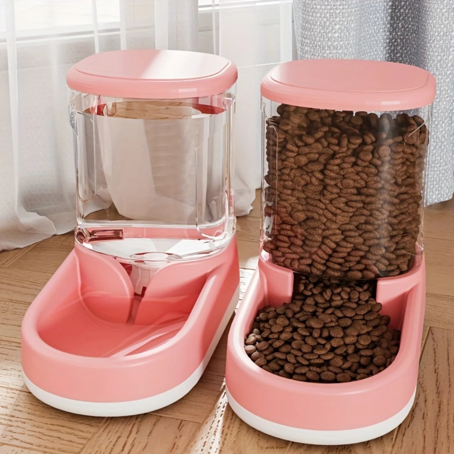 High-Capacity Automatic Pet Feeder & Waterer for Dogs