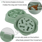 Anti-Choke Slow Feeder Dog Bowl – Puzzle & Non-Slip Design