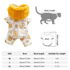 Winter Jacket for Hairless Cats with Built-In Buckle