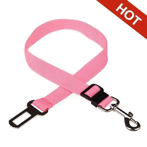Adjustable Pet Car Seat Belt – Dog & Cat Safety Harness Clip