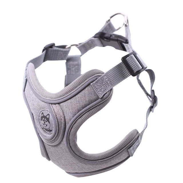 Reflective Dog Harness Vest with Leash & Collar for Small Dogs