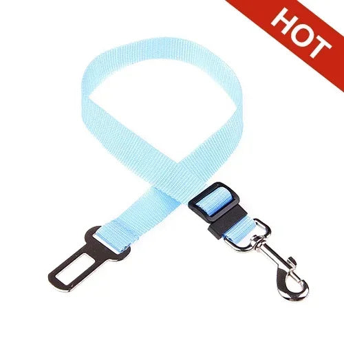 Adjustable Pet Car Seat Belt – Dog & Cat Safety Harness Clip