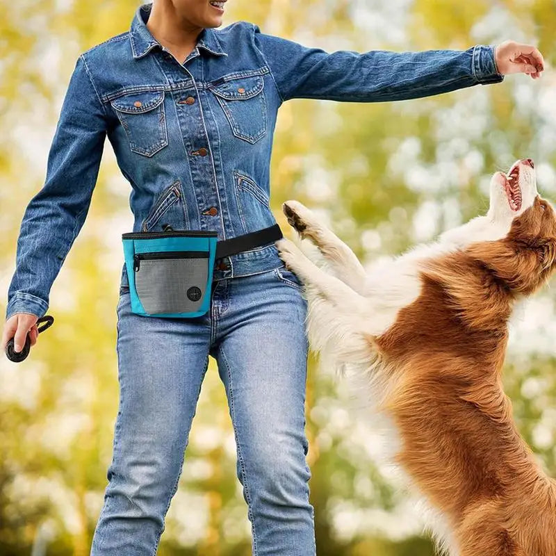 Dog Treat Pouch with Magnetic Closure – Waist Bag for Puppy Training