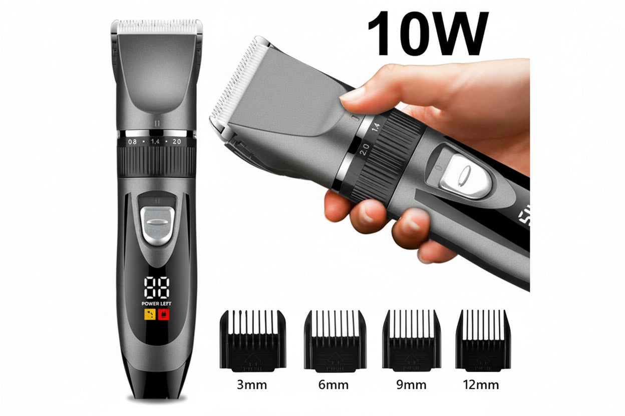 Dog & Pet Hair Clippers – Grooming Trimmer for Dogs, Cats & Rabbits