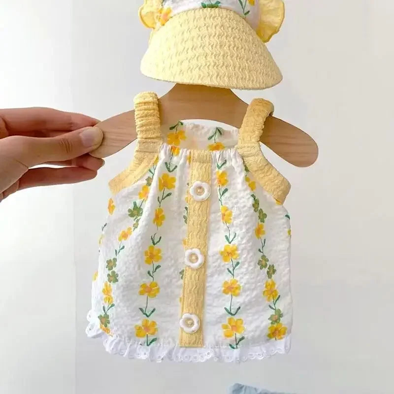 Summer Cooling Dog Vest with Suspenders for Small Dogs