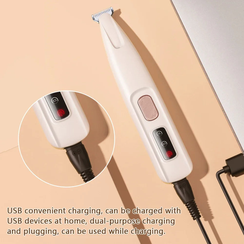 Rechargeable LED Dog & Cat Nail Grinder – Portable Paw Trimmer