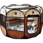 Portable Foldable Dog & Cat House – Indoor/Outdoor Pet Bed Tent