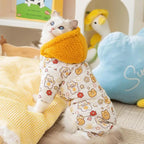 Winter Jacket for Hairless Cats with Built-In Buckle