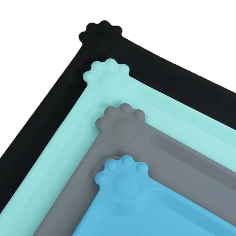 Waterproof Silicone Pet Feeding Mat – Easy-Clean Dog & Cat Placemat