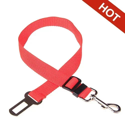 Adjustable Pet Car Seat Belt – Dog & Cat Safety Harness Clip