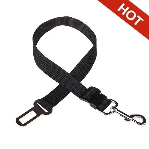 Adjustable Pet Car Seat Belt – Dog & Cat Safety Harness Clip