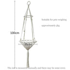 Hanging Cat Hammock Bed – Window Swing with Cotton Rope