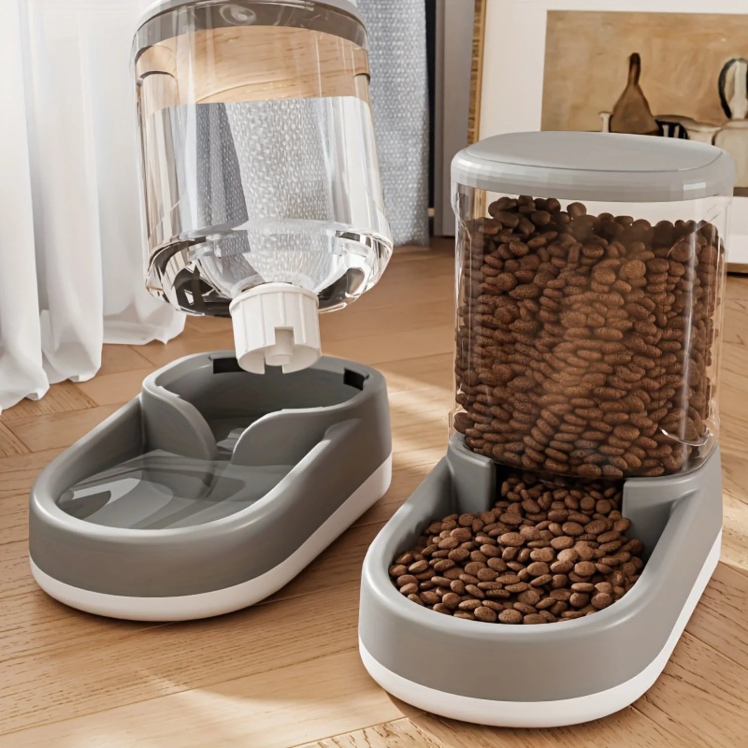 High-Capacity Automatic Pet Feeder & Waterer for Dogs