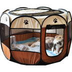 Portable Foldable Dog & Cat House – Indoor/Outdoor Pet Bed Tent
